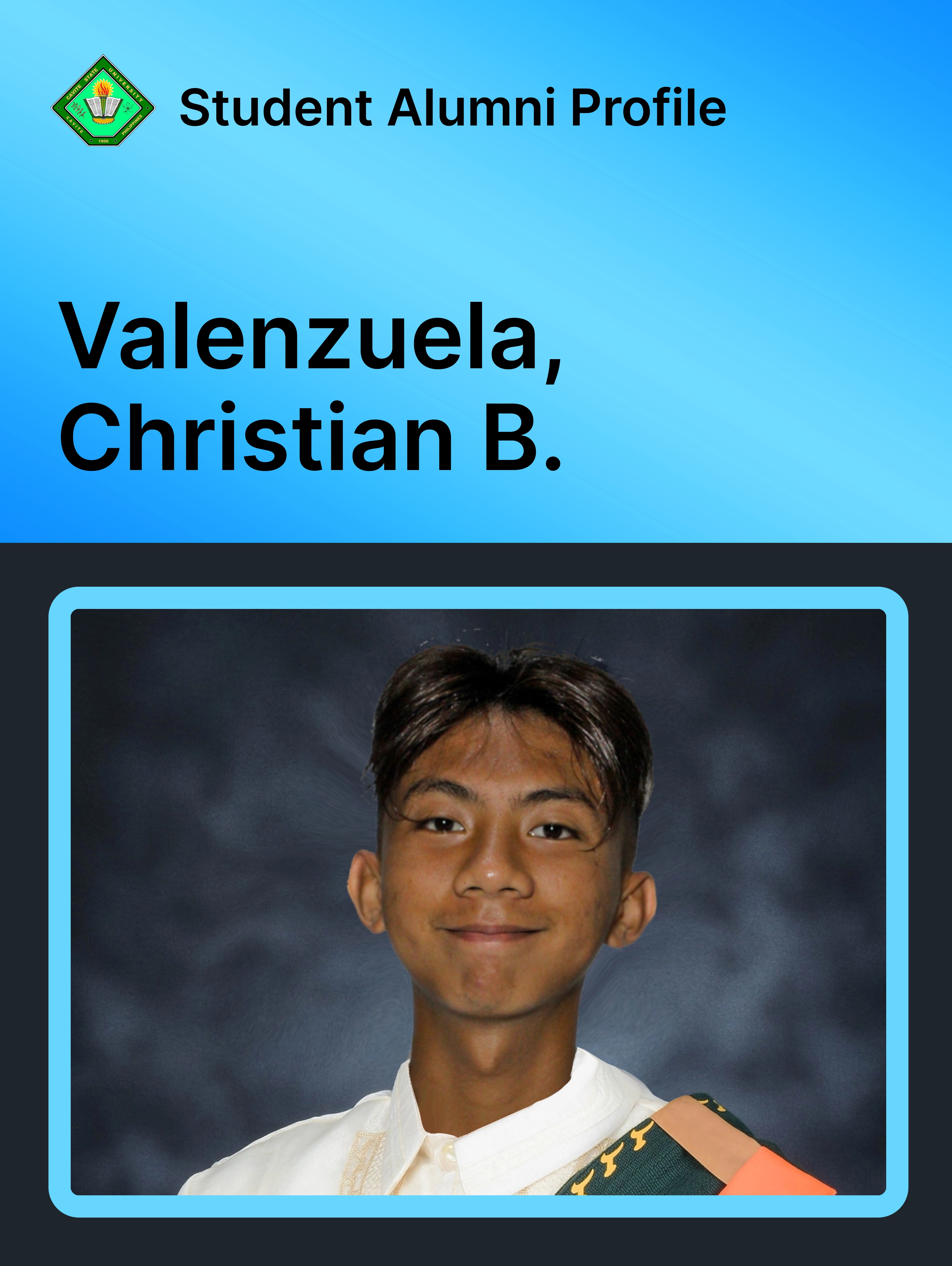 Valenzuela, Christian B.